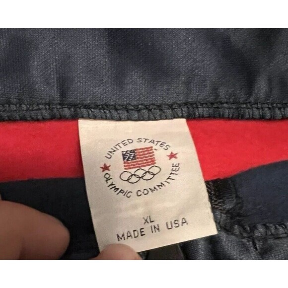 USA Olympic Committee Pullover Size Adult XL Jacket London Made in U.S.A - Picture 3 of 5